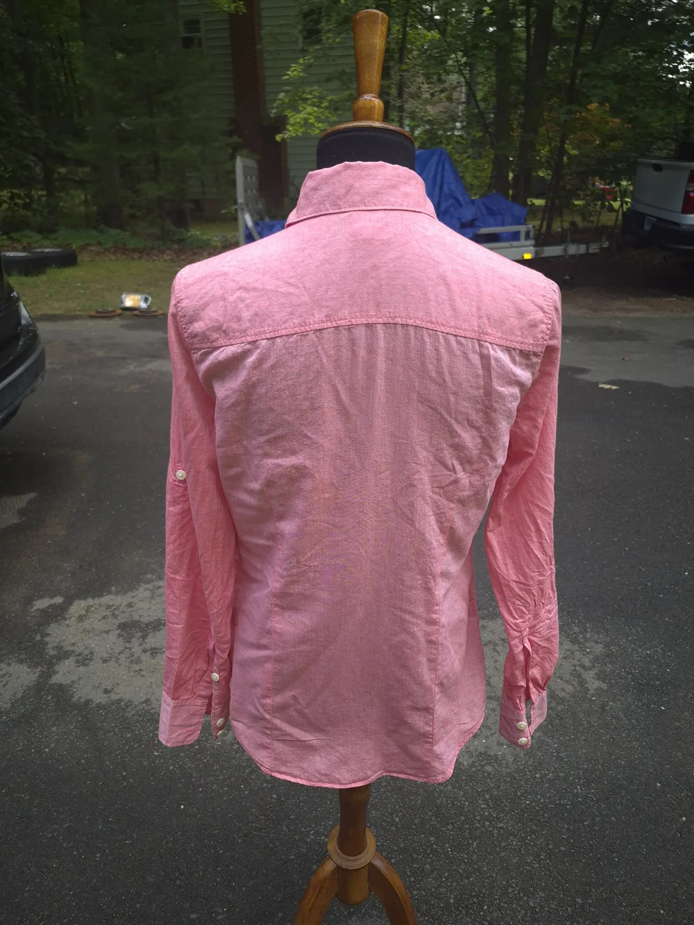 J. Crew Coral-Pink Button-Up Shirt